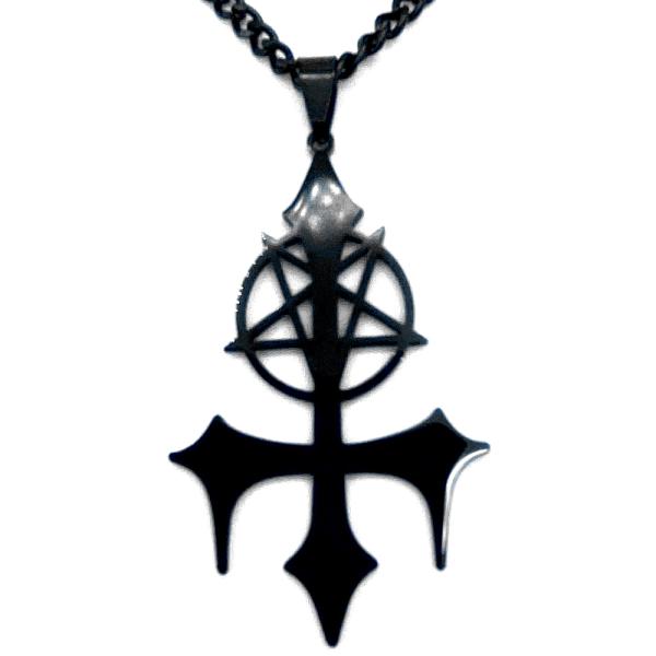 Halskette - Vampire Cross Black