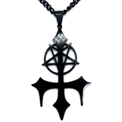 Halskette - Vampire Cross Black
