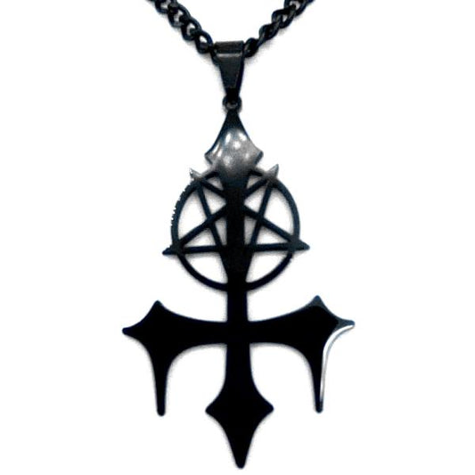 Halskette - Vampire Cross Black