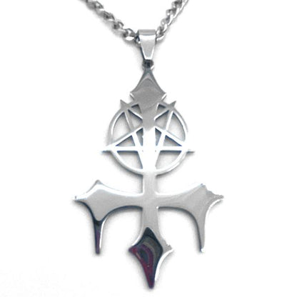 Halskette - Vampire Cross Silver