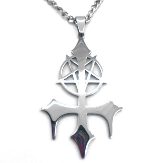 Halskette - Vampire Cross Silver
