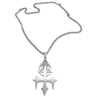 Halskette - Vampire Cross Silver
