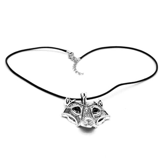 Halskette - Celtic Wolf