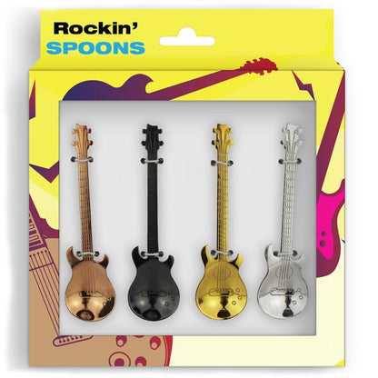ROCK LÖFFEL - Gitarren Kaffeelöffel 4er Set