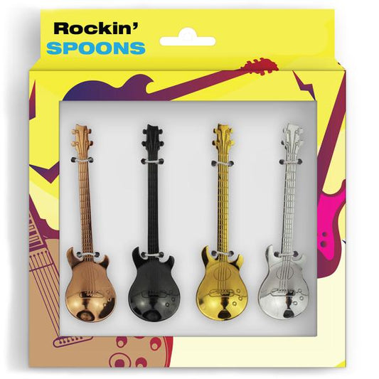 ROCK LÖFFEL - Gitarren Kaffeelöffel 4er Set