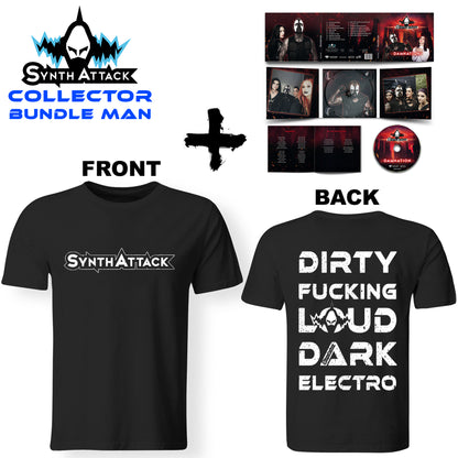 Bundle Man - SYNTHATTACK - Damnation (Lim. Digipak + T-Shirt)