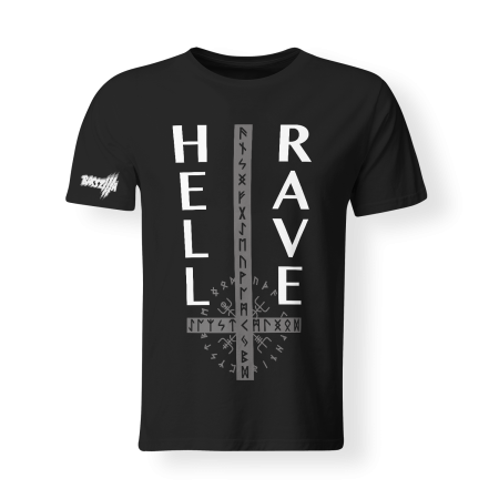 T-shirt Man - BASSZILLA - Hell Rave