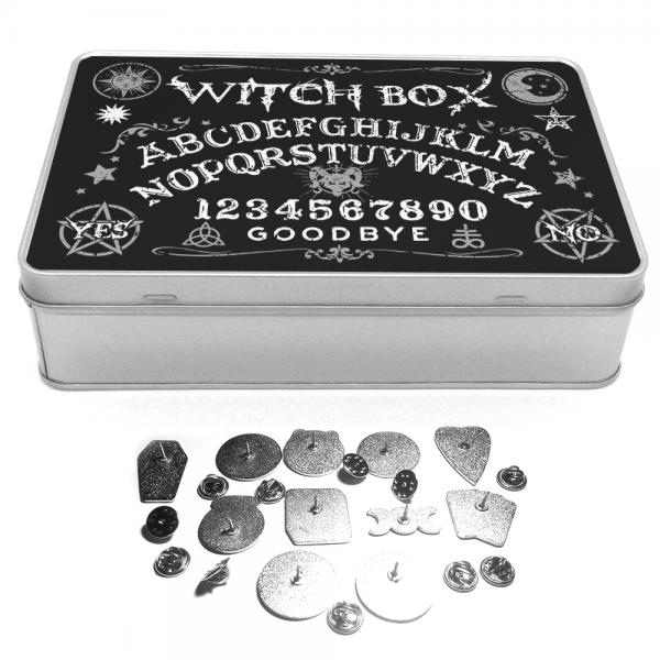 WitchBox Pins Backside