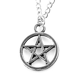 Necklace - Silver Pentagram